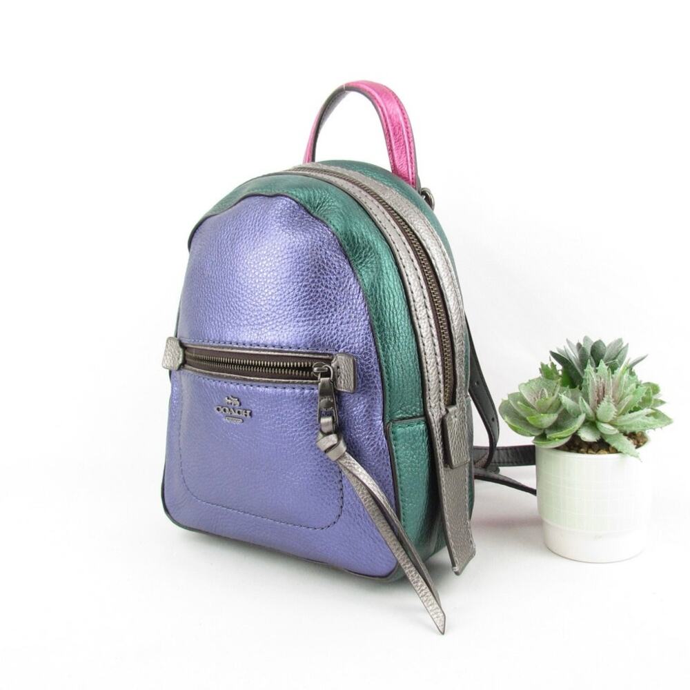 Authentic Coach Colorblock Andi Backpack - Picture 2 of 8